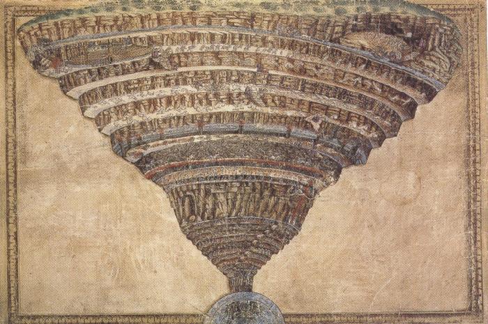 Sandro Botticelli The infernal Abyss (mk36) Germany oil painting art